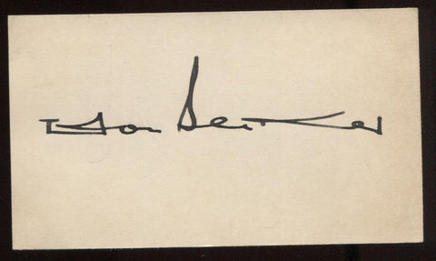 Don Becker Signed Card  Autographed Authentic Signature Music Composer Author