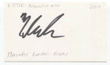 Kittie - Mercedes Lander Signed 3x5 Index Card Autographed Signature Band