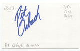 Ours - Pit Gnecco Signed 3x5 Index Card Autographed Signature Drummer