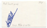 Fuel - Kevin Miller Signed 3x5 Index Card Autographed Signature Drums