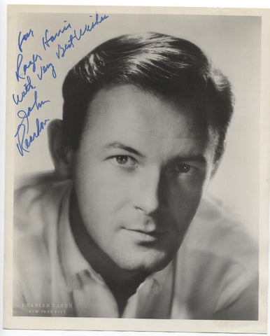 John Reardon Signed 8x10 Photo Autographed Signature Actor Baritone