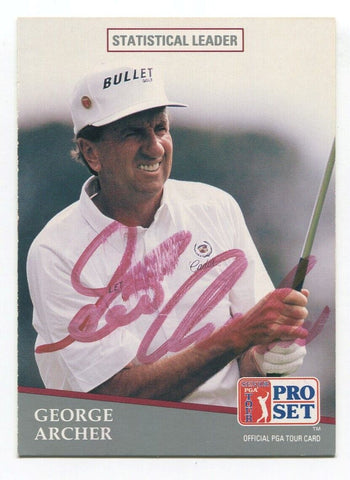 1991 Pro Set PGA George Archer Signed Card Autographed #281