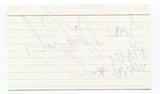 Jan Van Kammen Signed 3x5 Index Card Autographed Signature Magician