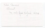 Helen Sharman Signed 3x5 Index Card Autographed Astronaut First Briton in Space