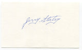 Jerry Staley Signed 3x5 Index Card Autographed MLB Baseball St. Louis Cardinals