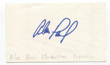 The Manhattan Transfer - Alan Paul Signed 3x5 Index Card Autographed Band