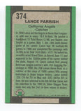 1991 Bowman Lance Parrish Signed Card Baseball MLB Autographed AUTO #374