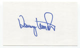 Denny Lemaster Signed 3x5 Index Card Baseball Autographed Signature