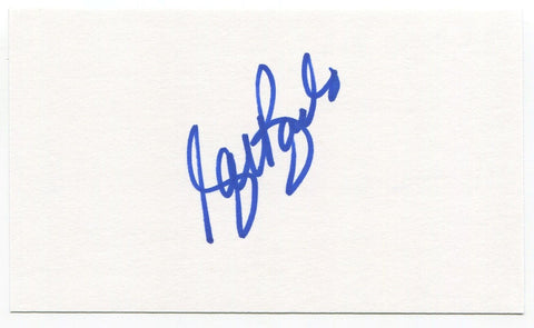 Sal Bando Signed 3x5 Index Card Autographed Athletics World Series Champion MLB