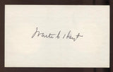 Waite Hoyt Signed 3x5 Index Card Vintage Autographed Baseball Signature HOF