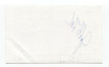 Jebb Fink Signed 3x5 Index Card Autographed Signature Comedian Comic Actor