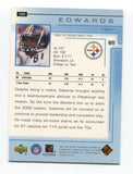 2000 Upper Deck Troy Edwards Signed Card Football Autograph AUTO #163