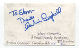 Amelia Campbell Signed 3x5 Index Card Autographed Actor Law and Order