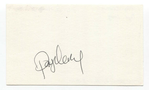 Page Leong Signed 3x5 Index Card Autographed Signature Star Trek TNG