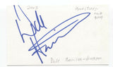Headstones - Dale Harrison Signed 3x5 Index Card Autographed Signature Band