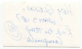 Rick Campanelli Signed 3x5 Index Card Autographed Signature Canadian Host VJ