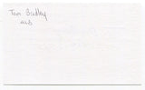 Tom Bradley Signed 3x5 Index Card Autographed Baseball 1969 California Angels