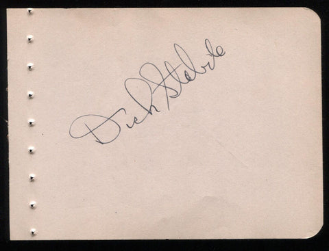 Dick Stabile Signed Album Page From 1944 Autographed Signature Vintage Orchestra