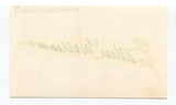 Esther Williams Signed 3x5 Index Card Autographed Actress Million Dollar Mermaid