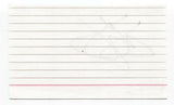 Default - Jeremy Hora Signed 3x5 Index Card Autographed Signature Band