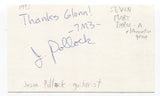 Seven Mary Three - Jason Pollock Signed 3x5 Index Card Autographed Signature