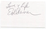 Ed Asner Signed 3x5 Index Card Autographed Actor Lou Grant Mary Tyler Moore Show