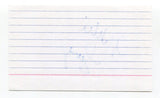 Nikki Long Signed 3x5 Index Card Autograph Actress Aladdin Play