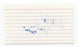 Michael Torontow Signed 3x5 Index Card Autographed Signature Actor