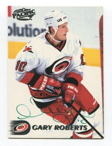 1998 Pacific Gary Roberts Signed Card Hockey NHL Autograph AUTO #140