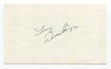 Terry Dischinger Signed 3x5 Index Card Autographed Basketball Detroit Pistons