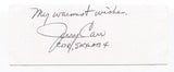 Jerry Carr Signed Cut Index Card Autographed Signature NASA Astronaut Space