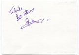 Ravi Aujla Signed Page Autographed Signature Inscribed "To Mike" Actor Doctors