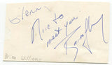 Brian Glennie Signed 3x5 Index Card Autographed NHL Hockey Toronto Maple Leafs