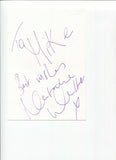 Natalie Walter Signed Album Page Autographed Signature Inscribed "To Mike"