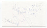 Sinclaire - Ian Murray Signed 3x5 Index Card Autographed Signature Band