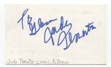 Judy Tenuta Signed 3x5 Index Card Autographed Signature Comedian Actress