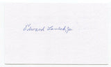 Edward Lovick Jr. Signed 3x5 Index Card Autographed Signature Radar Man Area 51