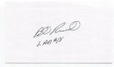 Bill Russell Signed 3x5 Index Card Autographed MLB Baseball Los Angeles Dodgers