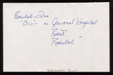 Beulah Quo Signed HUGE 8x5 Inch Page Autograph Chinatown General Hospital