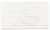 Catherine Fitch Signed 3x5 Index Card Autograph Signature Actress Avonlea