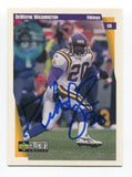 1997 Upper Deck DeWayne Washington Signed Card Football Autograph AUTO #303