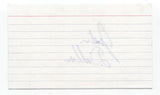 Perkins - Justin Dillon Signed 3x5 Index Card Autographed Signature Band