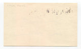 Lena Horne Signed 3x5 Index Card Autographed Actress Singer