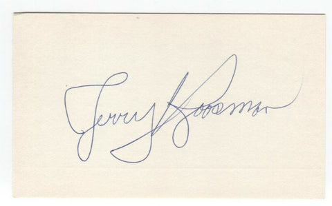Jerry Koosman Signed 3x5 Index Card Autographed Baseball 1969 New York Mets