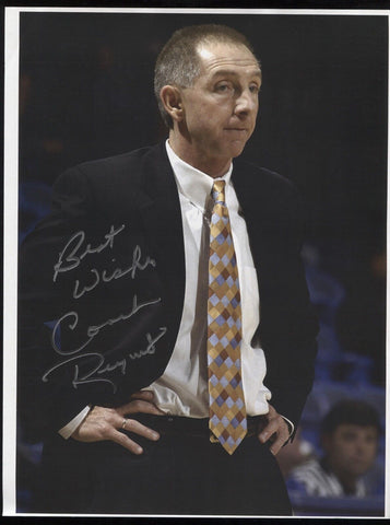Jeff Reynolds Signed 8.5 x 11 Photo College NCAA Basketball Coach Autographed