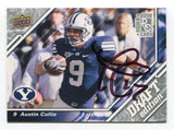 2009 Draft Edition Austin Collie Signed Card Football Autograph NFL AUTO #137 RC