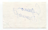 Julia Barr Signed 3x5 Index Card Autographed Signature Actress