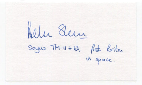 Helen Sharman Signed 3x5 Index Card Autographed Astronaut First Briton in Space