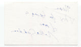 Michael Geddes Signed 3x5 Index Card Autographed Signature Producer
