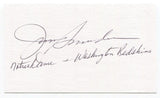 Jim Snowden Signed 3x5 Index Card Autographed NFL Football Notre Dame
